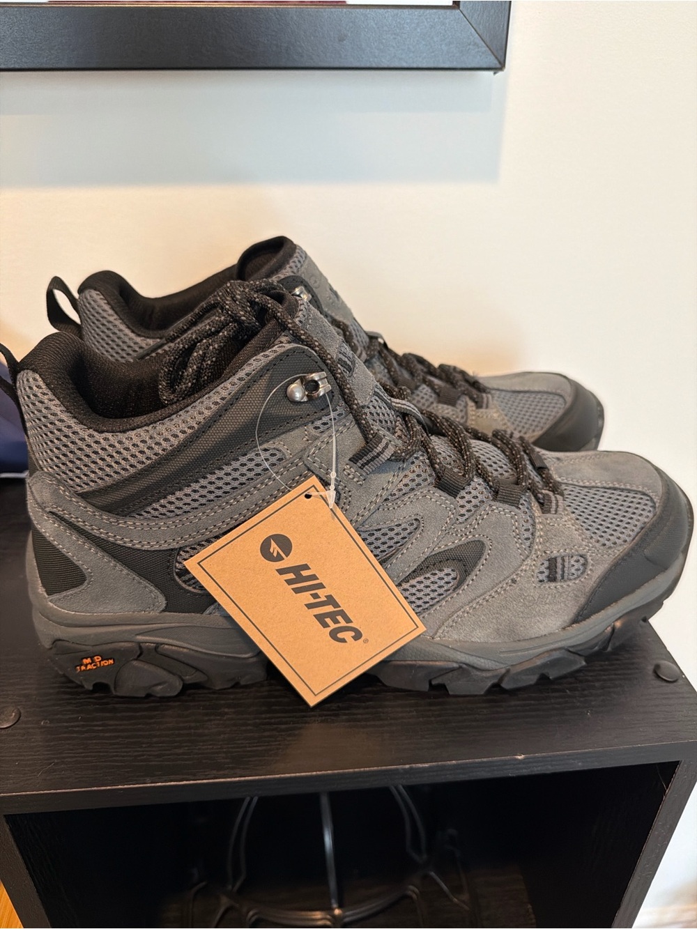 Hi-Tec Men’s Hiking Boots Size 12 Gray Trail Outdoor NWT
